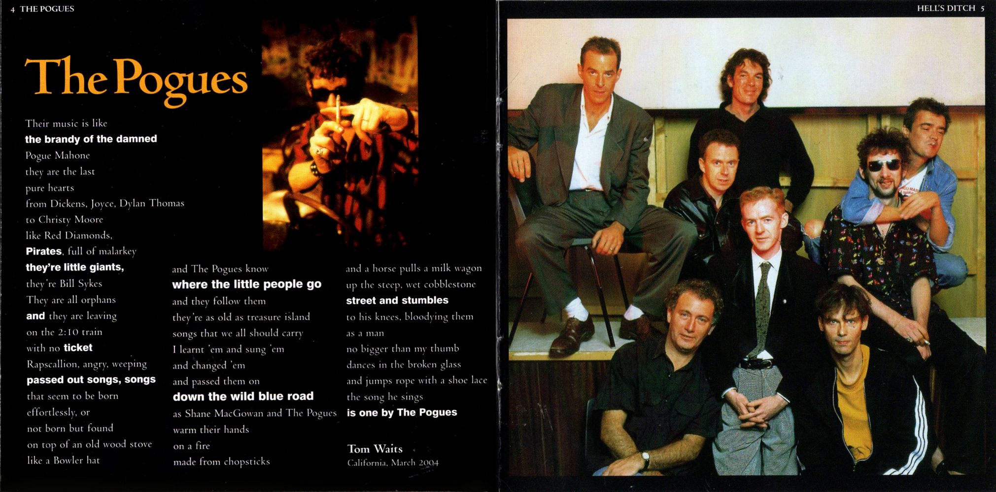 メ⑮-㊻ THE POGUES - Hell's Ditch　レコード　LP Pogues - Hell's Ditch - Amazon.com Music